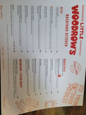 Menu photo 1 Little Woodrow's Katy Katy, TX Menu photo 1 Little Woodrow's Katy Katy, TX