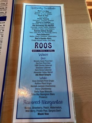Menu photo 3 Roos Bar Patio Grill Weatherford, TX