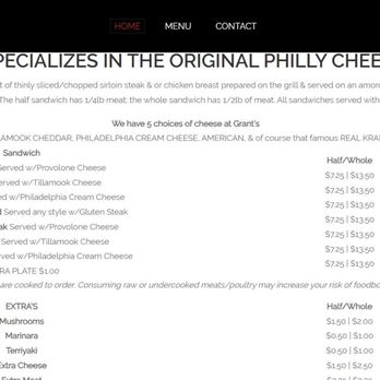 Grant's Philly Cheesesteaks - Sandwiches Near Me - Portland, Oregon
