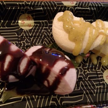 Bluefish Grill - Strawberry and Mango Mochi Ice Cream. Just the right amount of sweet to finish the meal. - Asian Fusion Near Me - Midlothian, Virginia Bluefish Grill - Strawberry and Mango Mochi Ice Cream. Just the right amount of sweet to finish the meal. - Asian Fusion Near Me - Midlothian, Virginia