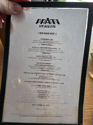 Menu photo 2 Prati Italia Jacksonville, FL Menu photo 2 Prati Italia Jacksonville, FL