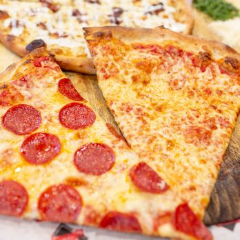 Supreme Pizza - Pepperoni and cheese slices - Pizza Near Me - Boston, Massachusetts Supreme Pizza - Pepperoni and cheese slices - Pizza Near Me - Boston, Massachusetts
