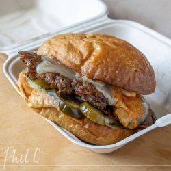 MOOYAH Burgers, Fries & Shakes - A single Diablo burger