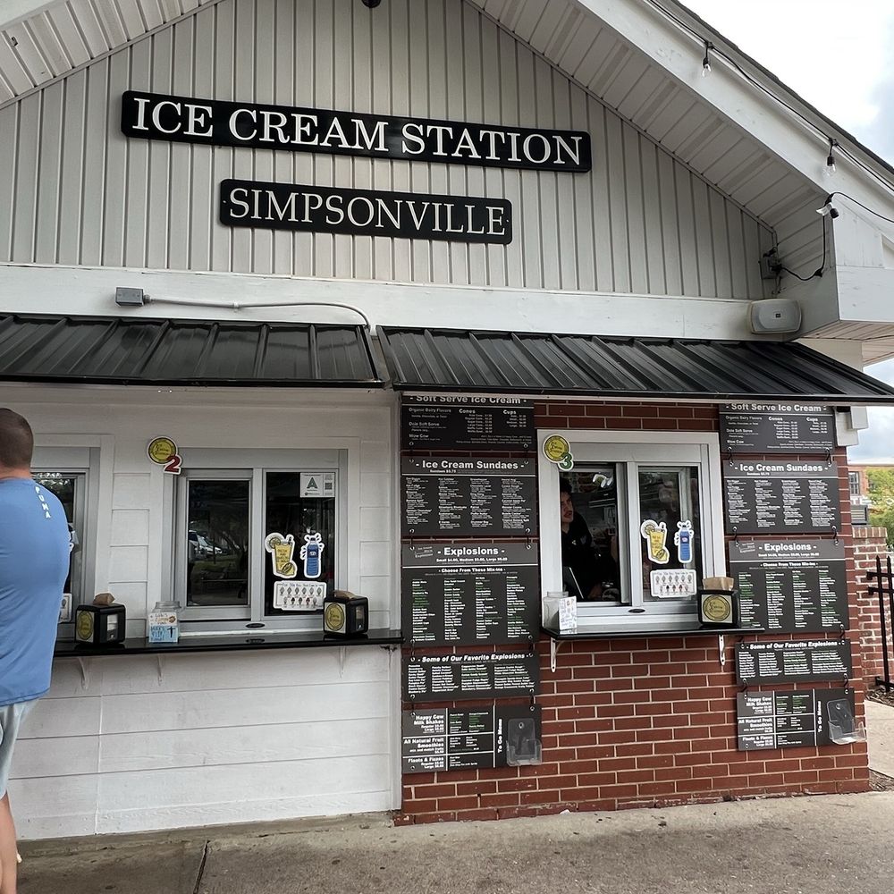 Ice Cream Station - Storefront - Ice Cream & Frozen Yogurt Near Me - Simpsonville, South Carolina Ice Cream Station - Storefront - Ice Cream & Frozen Yogurt Near Me - Simpsonville, South Carolina