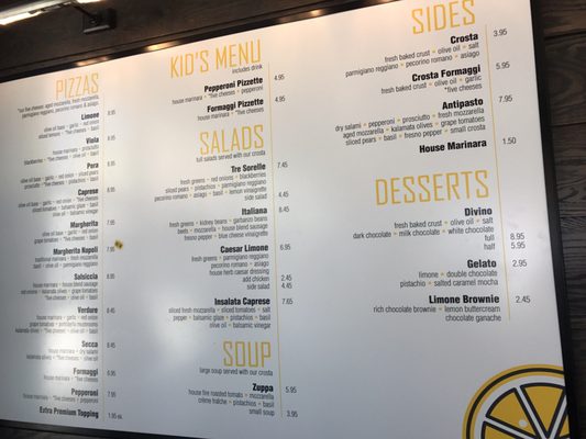 Menu photo 5 Pizzeria Limone Lehi, UT Menu photo 5 Pizzeria Limone Lehi, UT