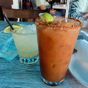 Hooked Island Grill - Bloody Mary @ house marg - Seafood Near Me - Cape Coral, Florida