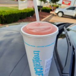 Tropical. Strawberries, pineapple, bananas. So good!