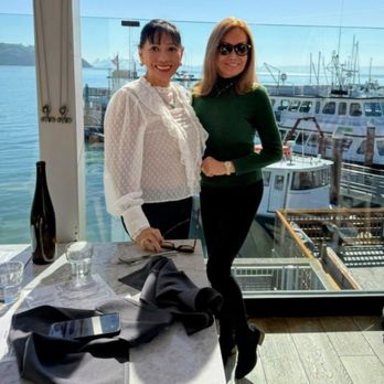 Malibu Farm - My friend, Pacita and I. - Coffee & Tea Near Me - Tiburon, California Malibu Farm - My friend, Pacita and I. - Coffee & Tea Near Me - Tiburon, California