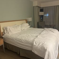 Holiday Inn Manahawkin/Long Beach Island - Dirtiest room with blood stains on bed. Used water bottles and some other garbages with smoke smell