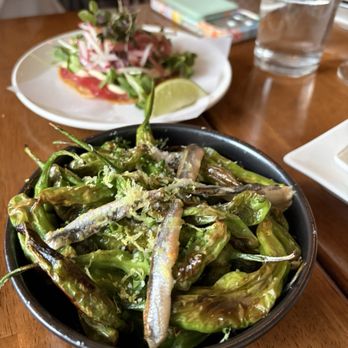 Bar Crudo - Shishito peppers - Seafood Near Me - San Francisco, California