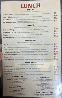 Menu photo 3 Tony’s Kitchen Long Beach, CA