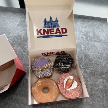 Knead Donuts & Tea - 4 pack - Donuts Near Me - Signal Hill, California