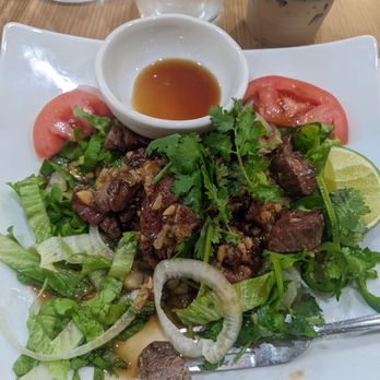 Savory Pho - Shaking beef YUM! - Vietnamese Near Me - Porter Ranch, California