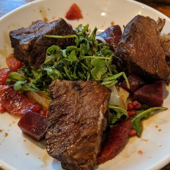 Kith And Kin - Roasted Short Ribs tender meat, juicy blood oranges, but overall very bland, especially the beets and fennel, would not order again - Breakfast & Brunch Near Me - Hudson, Massachusetts