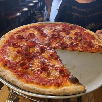 Rubirosa - Classic with pepperoni topping - Italian Near Me - New York, New York Rubirosa - Classic with pepperoni topping - Italian Near Me - New York, New York