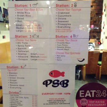 Poke Salad Bar - Poke Near Me - Pasadena, California Poke Salad Bar - Poke Near Me - Pasadena, California