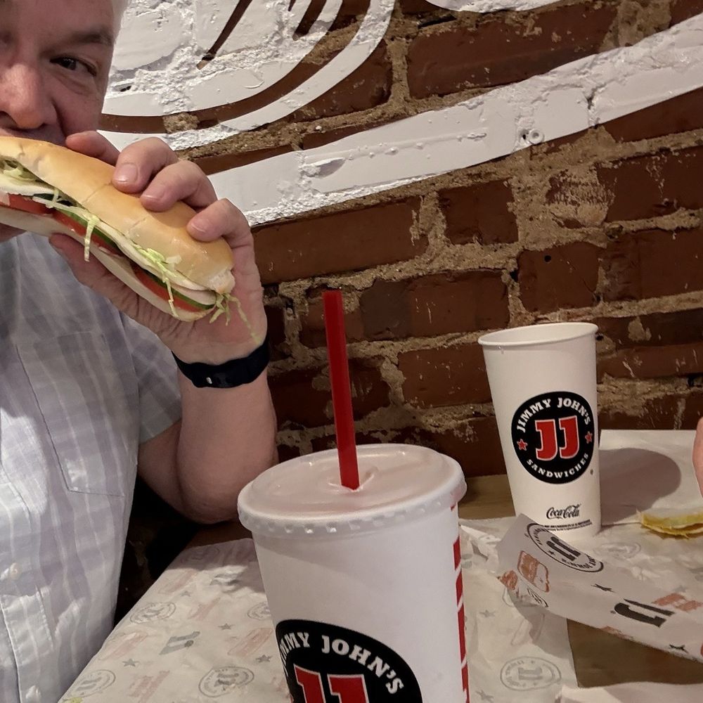 Jimmy John's - Me and wife enjoying Rome location two days after they opened. - Sandwiches Near Me - Cartersville, Georgia Jimmy John's - Me and wife enjoying Rome location two days after they opened. - Sandwiches Near Me - Cartersville, Georgia