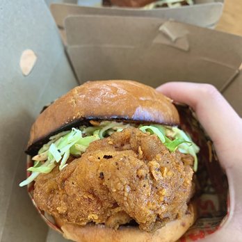 Scratch Cookery - Nashville hot chicken sandwich - Food Trucks Near Me - San Jose, California Scratch Cookery - Nashville hot chicken sandwich - Food Trucks Near Me - San Jose, California