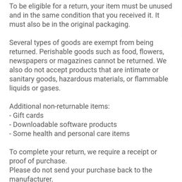 There return policy no ware it says store credit or exchange There return policy no ware it says store credit or exchange