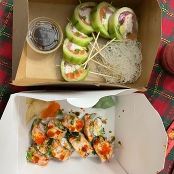 Moon Tree Sushi And Tapas - Lollipop Roll, Fancy Seattle Roll - Sushi Bars Near Me - Seattle, Washington Moon Tree Sushi And Tapas - Lollipop Roll, Fancy Seattle Roll - Sushi Bars Near Me - Seattle, Washington