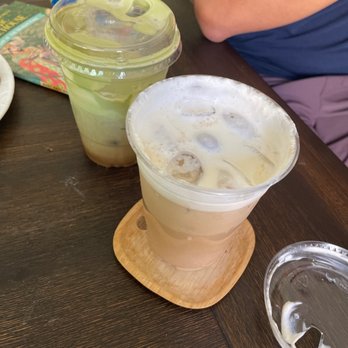Lagu Cafe - Cold brew with Matcha cold foam and melon latte. Both are amazing! - Cafes Near Me - Irvine, California