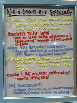 Menu photo 2 Bean and Bear Cafe Edinboro, PA
