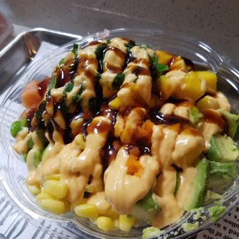 Joy Bowl - Salmon and tuna poke bowl - Poke Near Me - Springfield, Massachusetts Joy Bowl - Salmon and tuna poke bowl - Poke Near Me - Springfield, Massachusetts