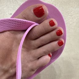 Regular OPI polish pedicure Regular OPI polish pedicure