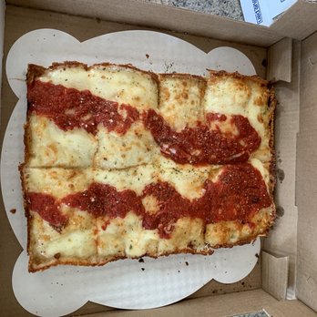 Blue Pan Pizza - Plain Detroit Style Pizza - Pizza Near Me - Denver, Colorado