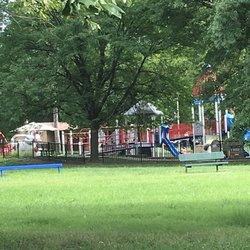 O’Fallon Park and Lake - The inclusive playground includes a splash pad.