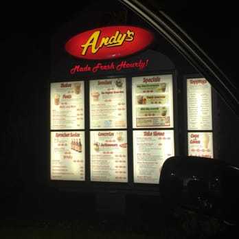Andy's Frozen Custard - Menu Board - Ice Cream & Frozen Yogurt Near Me - Oak Lawn, Illinois Andy's Frozen Custard - Menu Board - Ice Cream & Frozen Yogurt Near Me - Oak Lawn, Illinois