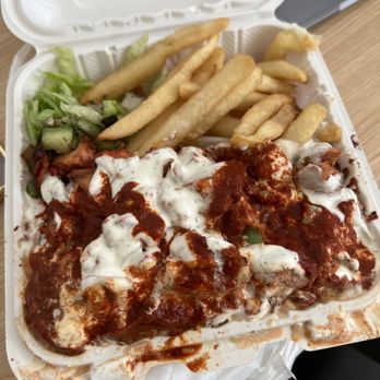 Nashville Fried Chicken - Chicken over Rice Platter - Pizza Near Me - Queens, New York Nashville Fried Chicken - Chicken over Rice Platter - Pizza Near Me - Queens, New York