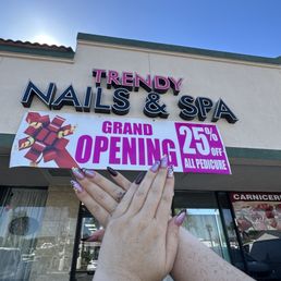 Exterior outside entrance of Trendy Nails & Spa - Gel X Manicure by Molly! The best of the best. I'm obsessed - Anaheim, California Exterior outside entrance of Trendy Nails & Spa - Gel X Manicure by Molly! The best of the best. I'm obsessed - Anaheim, California