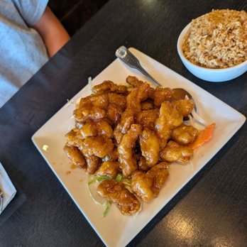 Shanghai Kitchen - Orange chicken with fried rice - Dim Sum Near Me - Englewood, Colorado Shanghai Kitchen - Orange chicken with fried rice - Dim Sum Near Me - Englewood, Colorado