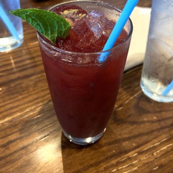 First Watch - Blue Booster - featured fresh juice -   Very goood! Sweet , right amount of tartness - Breakfast & Brunch Near Me - Baytown, Texas