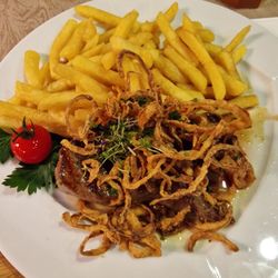 Landgasthaus Jägerhof - Zwiebelrostbraten