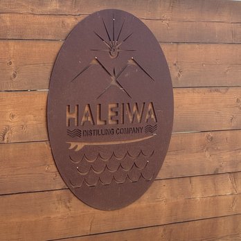 Haleiwa Distilling - Beautiful sign - Distilleries Near Me - Waialua, Hawaii