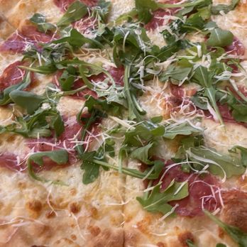 Yellow Bridge Brewing - a pizza topped with greens - Breweries Near Me - Delmont, Pennsylvania Yellow Bridge Brewing - a pizza topped with greens - Breweries Near Me - Delmont, Pennsylvania