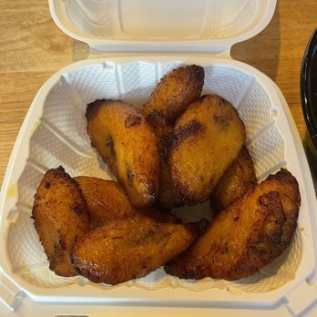 Chez Dior - Plantains the server remade for me because the other ones were burnt - Senegalese Near Me - Hyattsville, Maryland