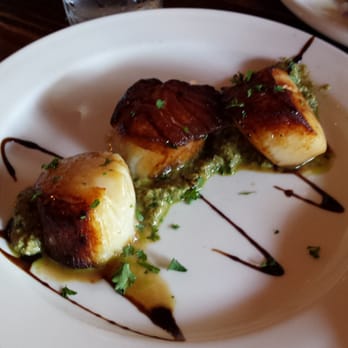 Santiago's Bodega - Scallops with walnut pesto - Tapas Bars Near Me - Key West, Florida Santiago's Bodega - Scallops with walnut pesto - Tapas Bars Near Me - Key West, Florida
