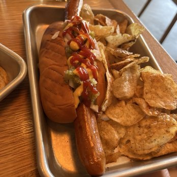 ColdFire Public House - Happy hour hotdog - Breweries Near Me - Eugene, Oregon