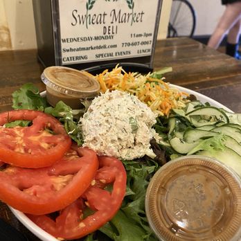 Swheat Market - Salad with Chicken Salad Scoop - Sandwiches Near Me - Cartersville, Georgia