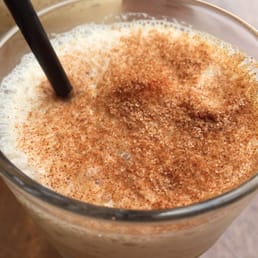 This is the frappe with no sugar/milk/honey, except it came with sugar/milk/honey...