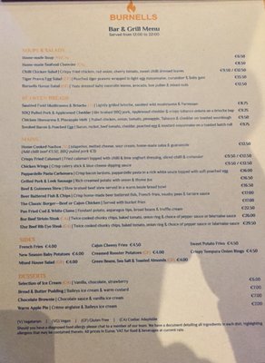 Menu photo 3 Burnell Bar & Grill Dublin, D