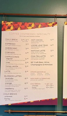Menu photo 1 Full Bloom Coffee Roasters Garner, NC Menu photo 1 Full Bloom Coffee Roasters Garner, NC