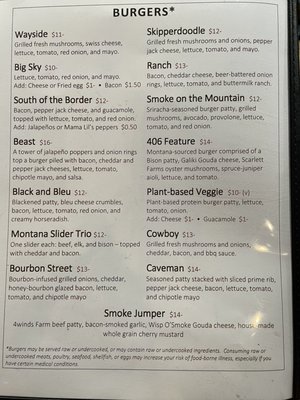 Menu photo 3 Wayside Bar Trout Creek, MT