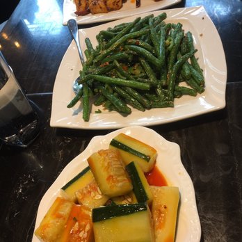 ML Kitchen - Spicy sour cucumber. Szechuan green beans. Dry chili chicken - Chinese Near Me - Chicago, Illinois