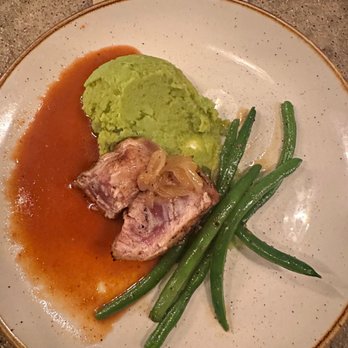 Monkeypod Kitchen by Merriman - Ahi with jalepeno mashed potatoes - New American Near Me - Kihei, Hawaii Monkeypod Kitchen by Merriman - Ahi with jalepeno mashed potatoes - New American Near Me - Kihei, Hawaii