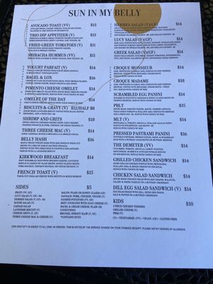 Menu photo 6 Sun in My Belly Atlanta, GA