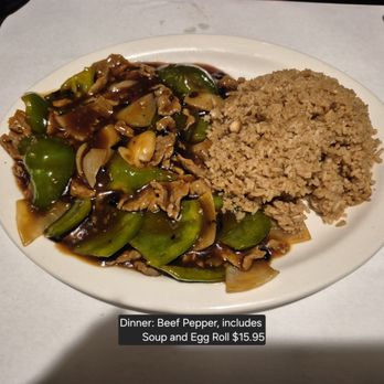 Ping On Restaurant - Beef Pepper Sauce was on Spot!  2/14/2026 - Chinese Near Me - Clinton Township, Michigan